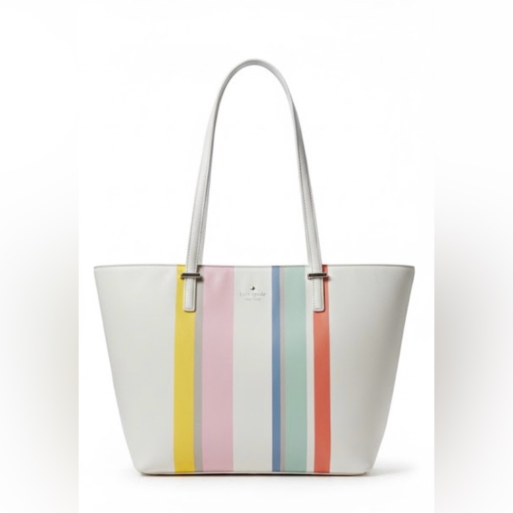 Kate Spade Cedar Street Stripe Harmony Tote (Limited Edition) Storybook Lining